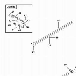 DeWalt DE7023 spare parts