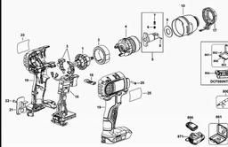 DeWalt DCF830 spare parts