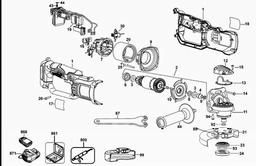 DeWalt DCG422 spare parts