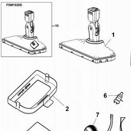 Black & Decker FSM1610 STEAM MOP spare parts