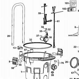 DeWalt DWV902L spare parts