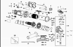 DeWalt DWE4051 spare parts