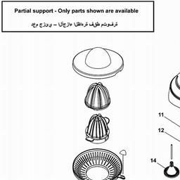 Black & Decker CJ650(N) JUICER spare parts