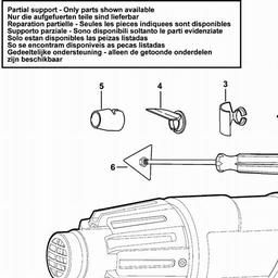 Black & Decker KX2001 HEATGUN spare parts
