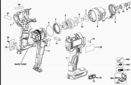 DeWalt DCF886 spare parts