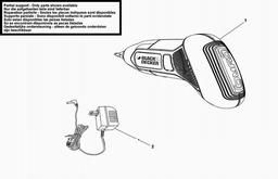 Black & Decker BDCS361 SCREWDRIVER spare parts