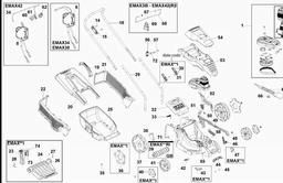 Black & Decker EMAX42 ROTARY MOWER spare parts