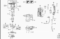 DeWalt D25820K spare parts