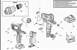 Black & Decker MT188 MULTITOOL spare parts