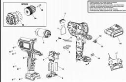 Black & Decker MT18 MULTITOOL spare parts