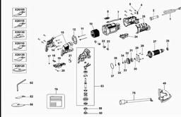 Black & Decker MT280 OSCILLATING TOOL spare parts