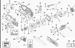 Black & Decker GK1935 CHAINSAW spare parts
