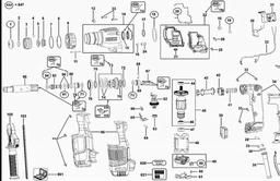 DeWalt D25052K spare parts