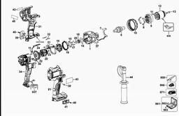 DeWalt DCD932 spare parts