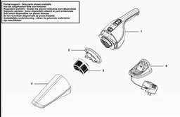 Black & Decker NV9610N DUSTBUSTER spare parts