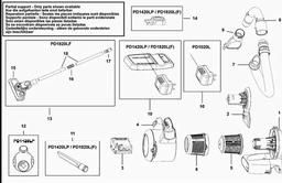 Black & Decker PD1820L DUSTBUSTER spare parts