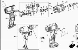 DeWalt DCF610 spare parts