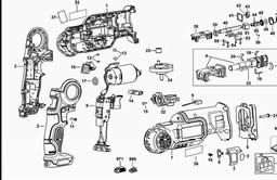 DeWalt DCS310 spare parts