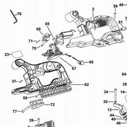 DeWalt DCS371 spare parts