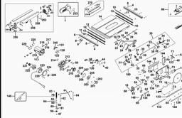 DeWalt DW745 spare parts