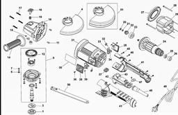 Black & Decker BPGL2209 ANGLE GRINDER spare parts