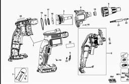 DeWalt DCF621 spare parts