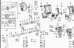 DeWalt DCH274 spare parts