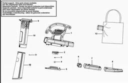 Black & Decker GW2500 BLOWER VAC spare parts