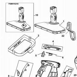 Black & Decker FSMH16151 STEAM MOP spare parts