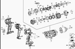 DeWalt DCD737 spare parts