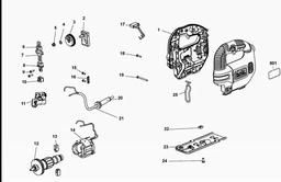 Black & Decker KS501 JIGSAW spare parts