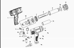 Black & Decker KX1650 HEATGUN spare parts