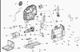 Black & Decker KS901PEK JIGSAW spare parts