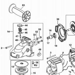 DeWalt D28491 spare parts