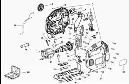Black & Decker KS901SEK JIGSAW spare parts