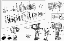 DeWalt DCD710 spare parts