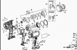 DeWalt DCF899 spare parts