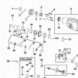Stanley STHR263K spare parts