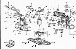 Black & Decker KA320EKA SANDER spare parts