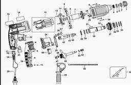 Black & Decker BDEL501 HAMMER DRILL spare parts