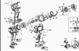 DeWalt DCF895 spare parts