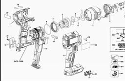DeWalt DCF886 spare parts