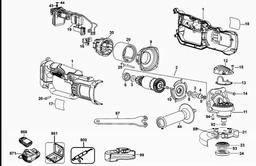 DeWalt DCG412 spare parts