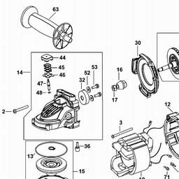 DeWalt DWE490 spare parts