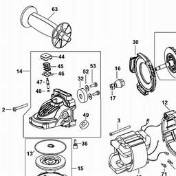 DeWalt DWE492S spare parts