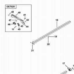 DeWalt DE7023 spare parts