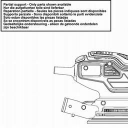 Black & Decker KA199 RANDOM ORBIT SANDER spare parts