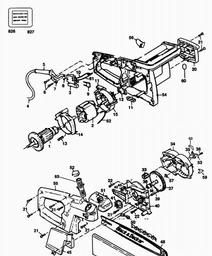 Black & Decker GK130 CHAINSAW spare parts