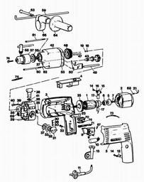 Black & Decker BD1000 HAMMER DRILL spare parts
