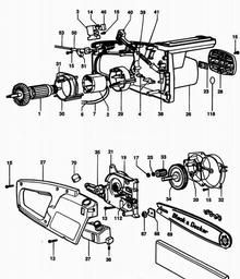 Black & Decker LC30 CHAINSAW spare parts
